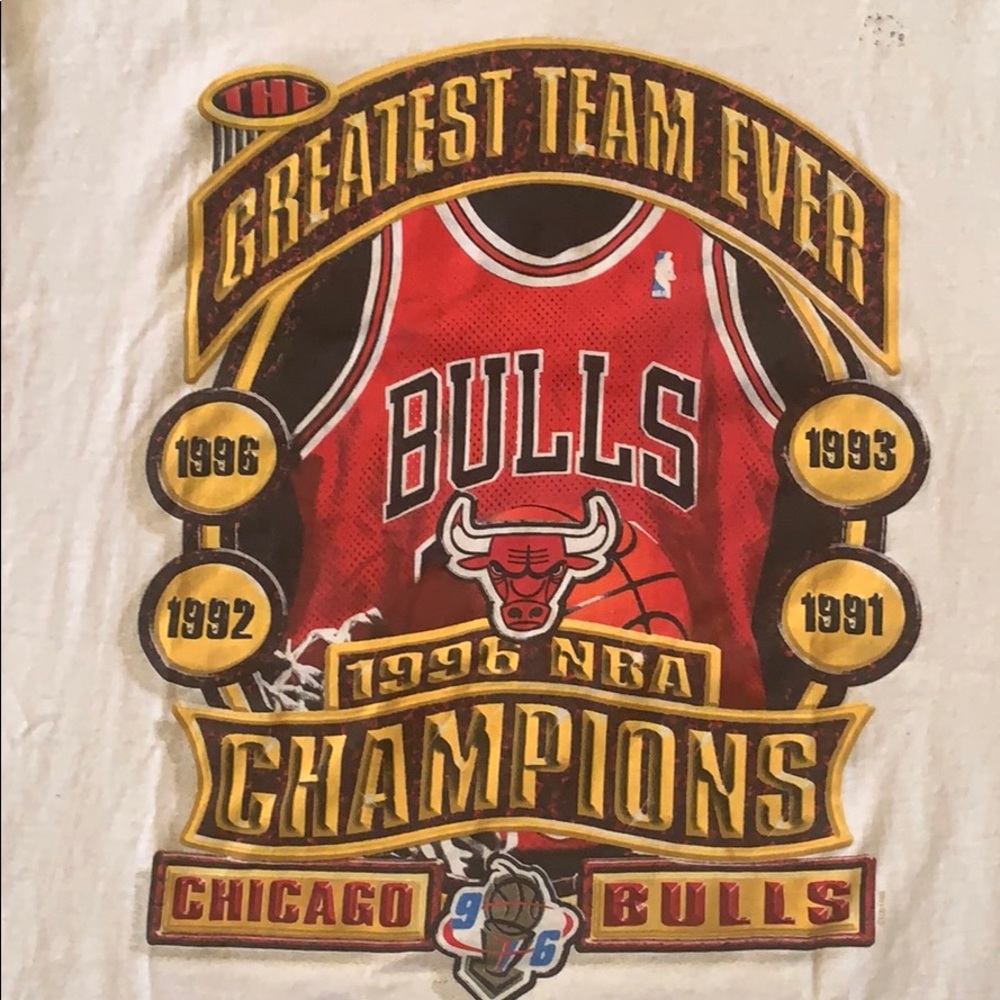 Vintage Starter Chicago bulls Champion T shirt - Picture 2 of 3